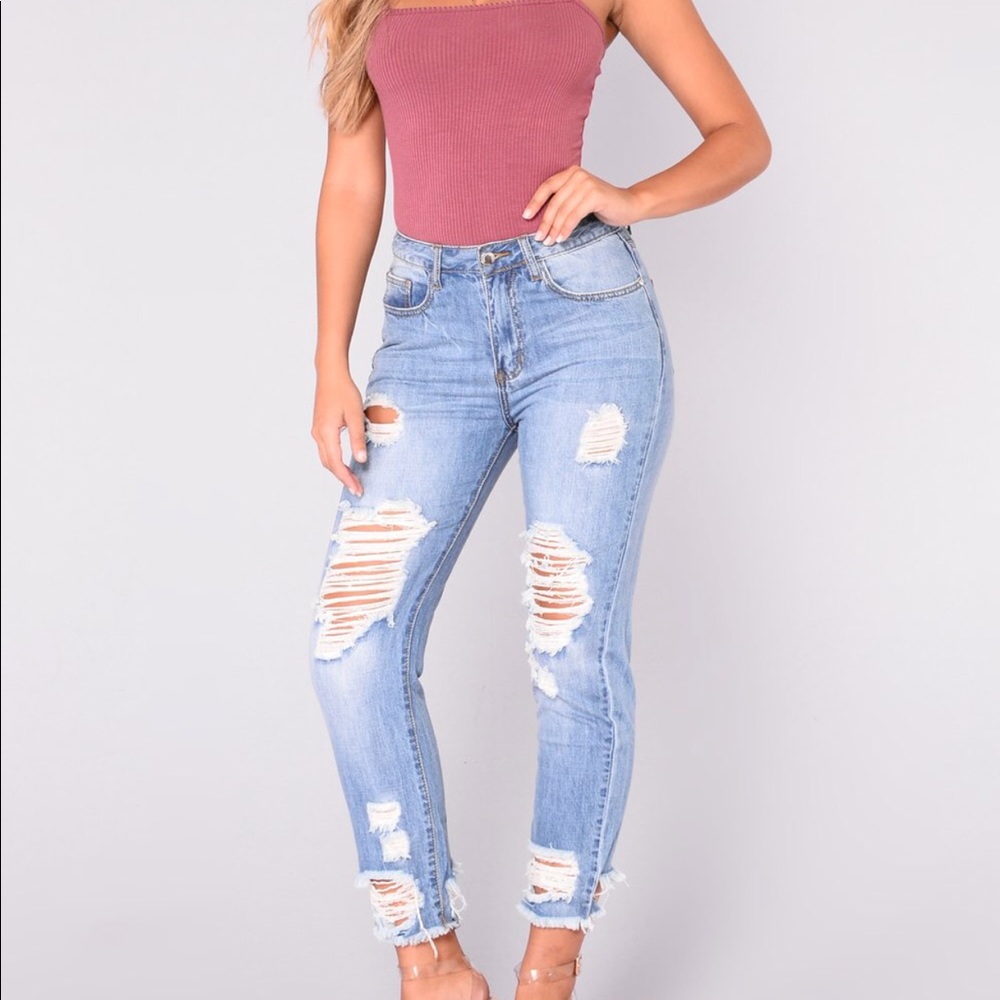 Fashionnova Boyfriend Jeans Size 3 NEW